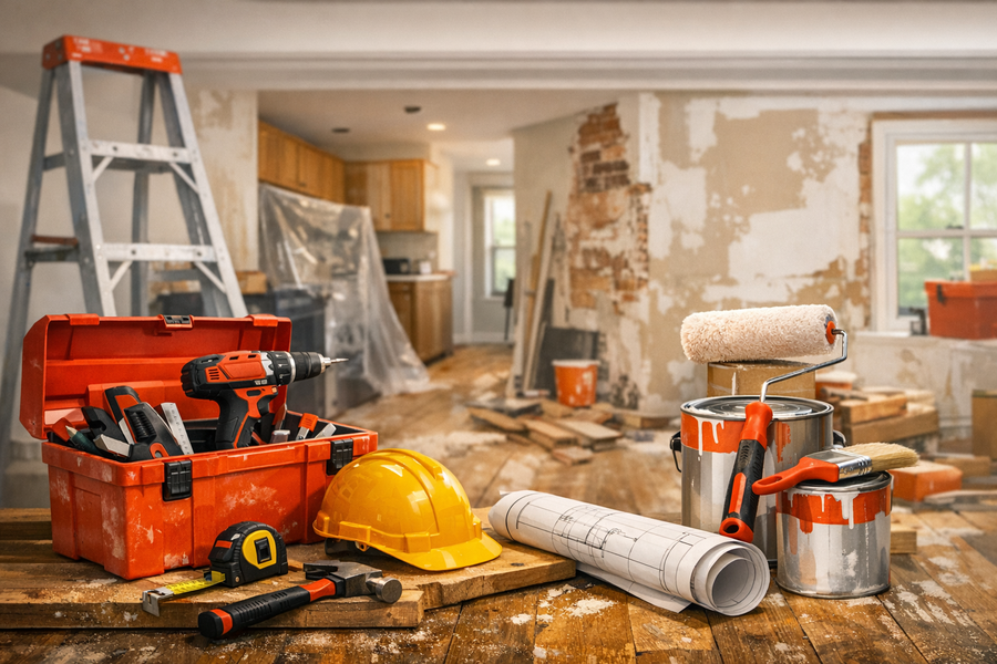 Renovation illustration